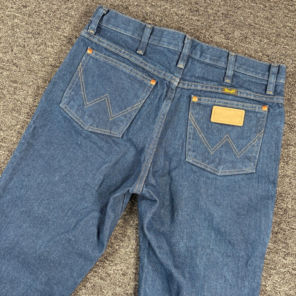 Wrangler Jeans Mens 31x30 Blue Cowboy Cut Slim Fit Straight Leg Denim 936PWD